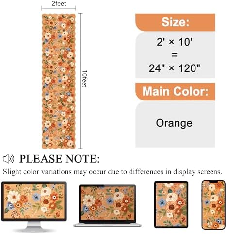 DUKINO 2x10 Runner Rug for Hallway, Washable Kitchen Rug Non Slip - Image 2