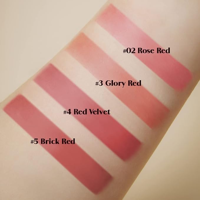 METAFORET Vegan Tinted Lip Balm 0.12oz 3.5g Experience Softer, More Radiant Lips with Lip Tint Butter Balm - Moisturizing, Tinted, and Perfect for Lip Care and Lip Glow (#04 Red Velvet)