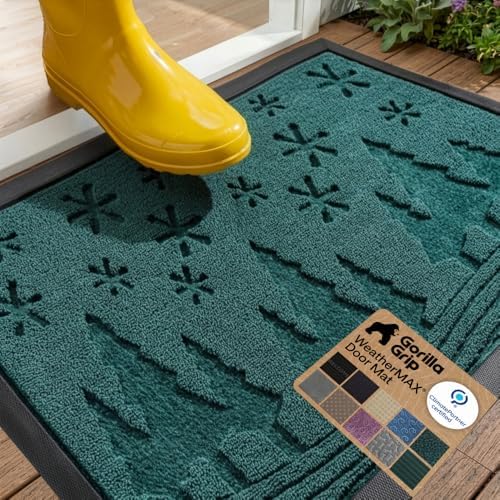GORILLA GRIP WeatherMAX Door Mat, Indoor Outdoor by GorillaGrip