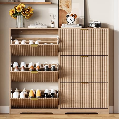HUANLEGO Shoe Cabinet Storage for Entryway - Image 3