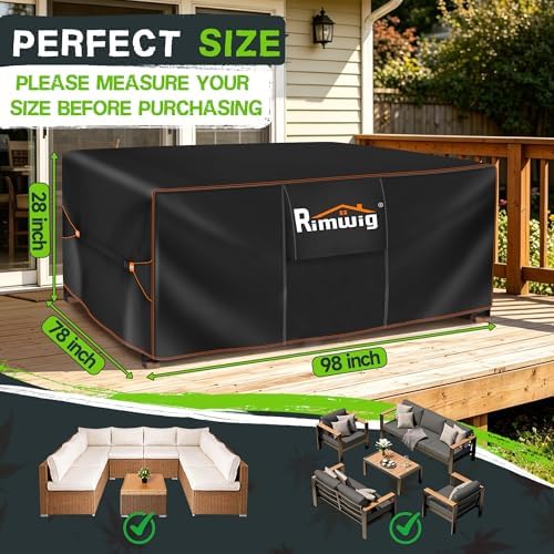 Patio Furniture Set Cover Outdoor Waterproof - Image 2