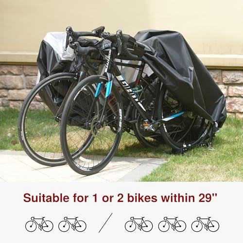 Puroma Bike Cover Waterproof Outdoor Bicycle Windproof Cover - Image 6