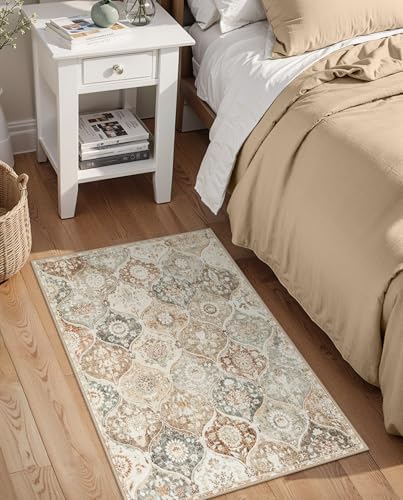 Lahome Moroccan Entryway Rug, 2x3 Kitchen Rugs Non Slip Washable - Image 6