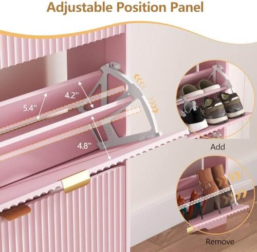 HUANLEGO Shoe Cabinet Storage for Entryway - Image 5