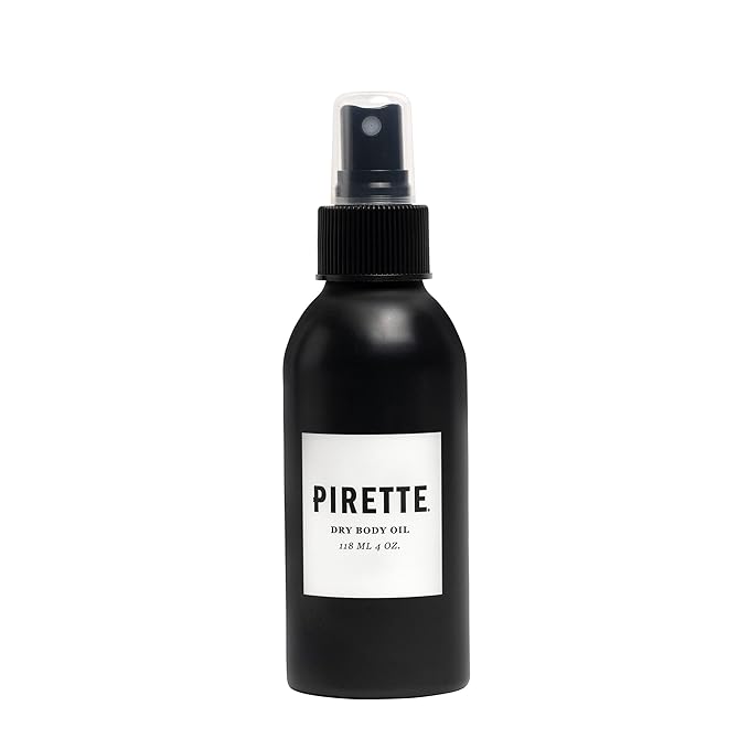 PIRETTE Dry Body Oil, Women’s Beach Inspired Hydrating Mist for Hair & Body, with Coconut Oil & Vitamin E, 4 Fl Oz