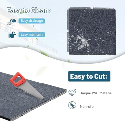 Interlocking Deck Tiles Outdoor Waterproof, Composite Patio Flooring - Image 5