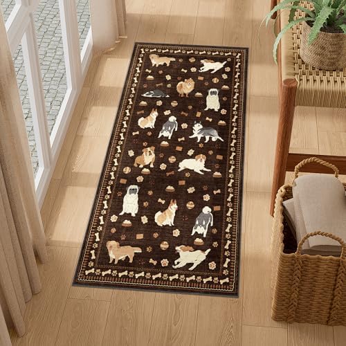 DUKINO 2x4 Rug Runner, Washable Dog Bathroom Rug Soft Non Slip - Image 5