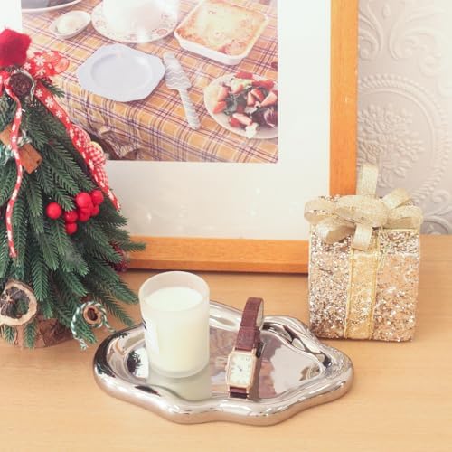 CCINPPY Ceramic Cloud Jewelry Tray Trinket Dish Key Bowl Nightstand Decor - Image 7