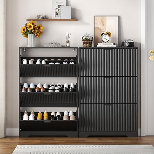 HUANLEGO Shoe Cabinet Storage for Entryway - Image 3