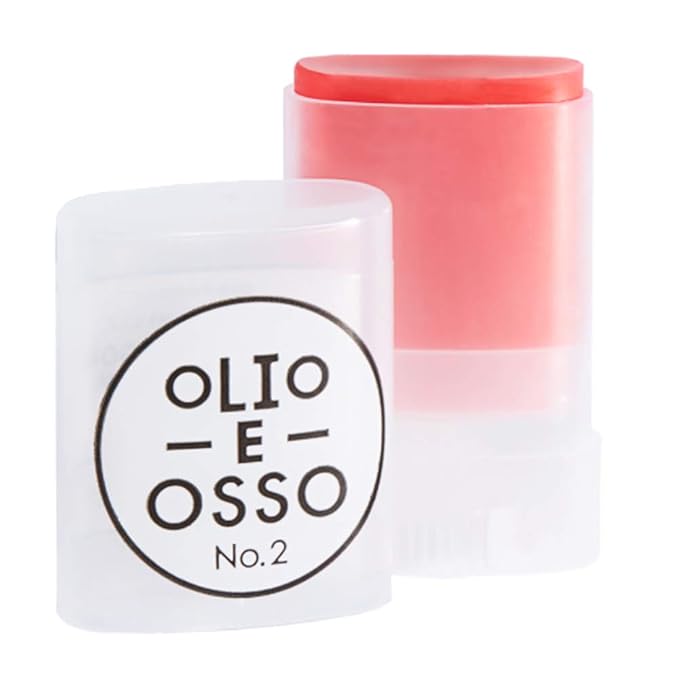 Olio E Osso - Natural Lip + Cheek Balm | Natural, Non-Toxic, Clean Beauty (No. 2 French Melon, 0.35 oz | 10 g)