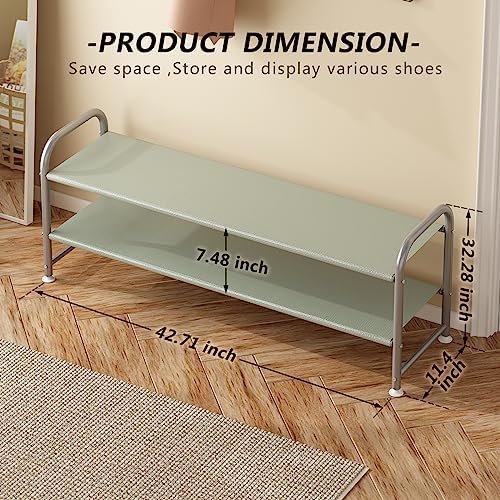 INGIORDAR 2 Tier Long Shoe Rack Organizer - Image 3