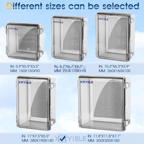 Waterproof Outdoor Project ABS Plastic Junction Box IP67 Weatherproof Dustproof - Image 4