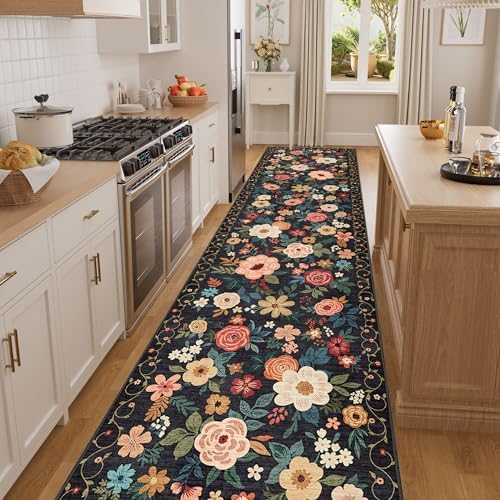 DUKINO 2x14 Runner Rug, Washable Long Kitchen Runner Rug Non Slip - Image 6