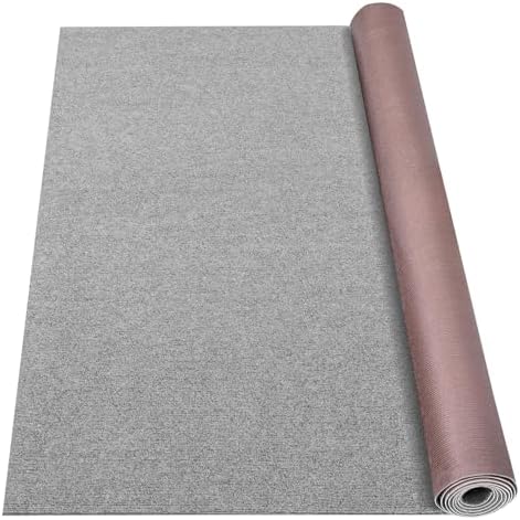 Grefinity Marine Carpet, 6 FT x 10 FT Gray Indoor Outdoor Carpet by Grefinity