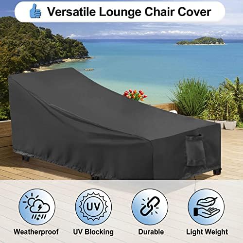 OutdoorLines Waterproof Patio Chaise Lounge Chair Cover - Image 4
