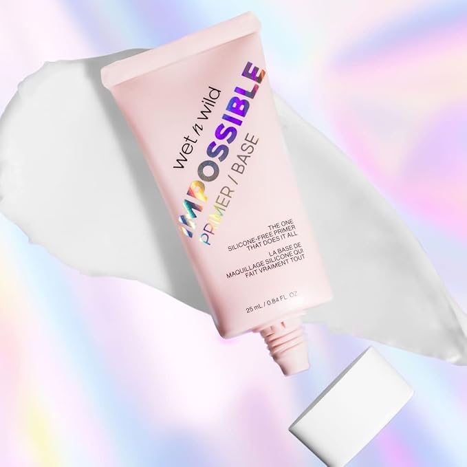 wet n wild Prime Focus Impossible Primer, Clear, Hydrating Matte Finish, 0.84 Fl Oz