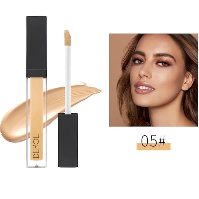 Liquid Concealer Makeup - Natural Coverage & Highly Pigmented Lightweight Concealers 6.5ml (05)