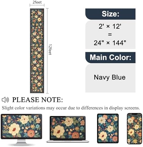 DUKINO 2x12 Washable Runner Rug, Non Slip Long Kitchen Rugs - Image 2