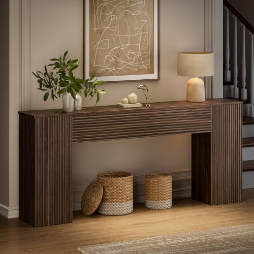FABATO 70.8” Fluted Long Console Table - Image 7