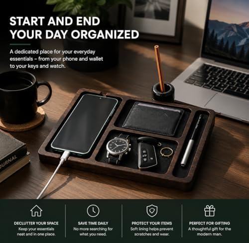 Desk Organizer Tray for Men - Image 3