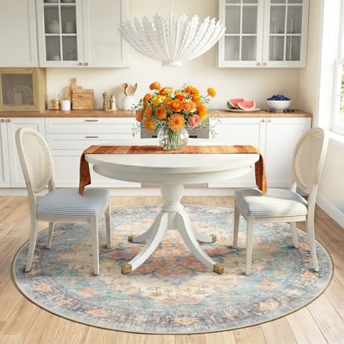 RELEANY Washable Area Rug, Round 6ft - Image 2