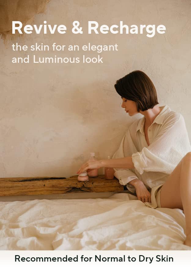 AROMATICA Reviving Rose Infusion Serum 3.38oz / 100ml, Vegan, Rejuvenating Hydration Serum, Vitality Serum for dry skin | with Damask Rose Water and Rose Oil