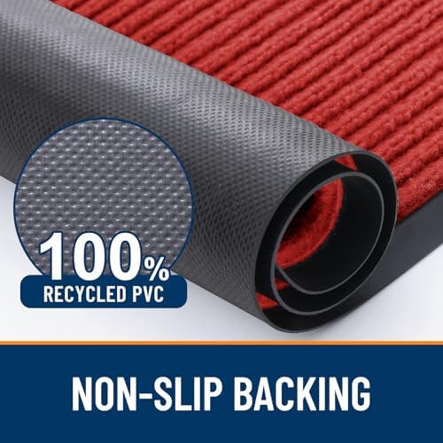 OLANLY 2-Pack Front Door Mats 59x23, Waterproof Heavy-Duty Doormats - Image 3