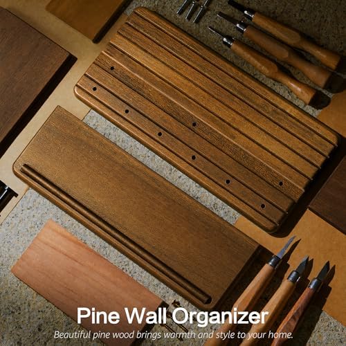 Rebee Vision Acacia Wood Key Holder Wall Mount - Image 6