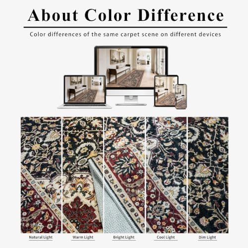 HAOYUNLAI Washable Non-Slip 2x6 Hallway Kitchen Runner Rug Stain Resistant - Image 3