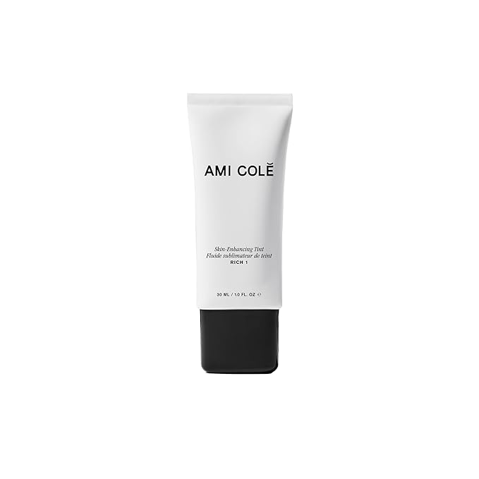AMI COLÉ Skin-Enhancing Tinted Moisturizer (Rich 1), tinted moisturizer for face, bb cream, skin tint, face makeup