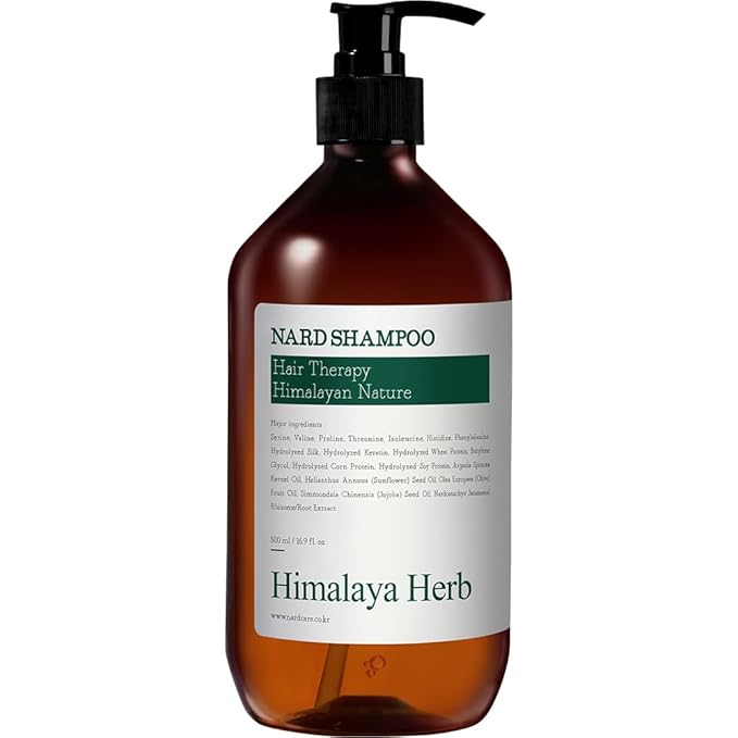 NARD Hair Shampoo Tea tree Rosemary 16.9 Fl Oz - Strong Vitality from Himalayas - Natural Surfactants giving Soft Cleansing - Argan Olive Jojoba Macadamia Sunflower Oil - Rich in Protein Amino Acids