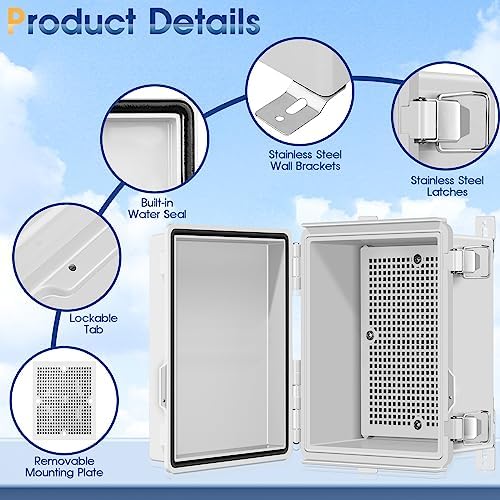 Waterproof Outdoor Project ABS Plastic Junction Box IP67 Weatherproof Dustproof - Image 3