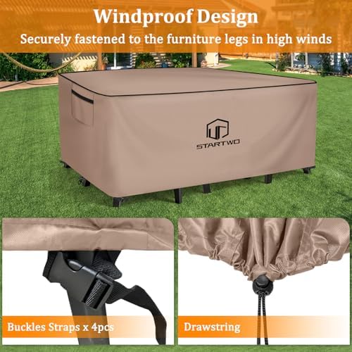 STARTWO Outdoor Furniture Covers Waterproof, Table and Chairs General Purpose - Image 4