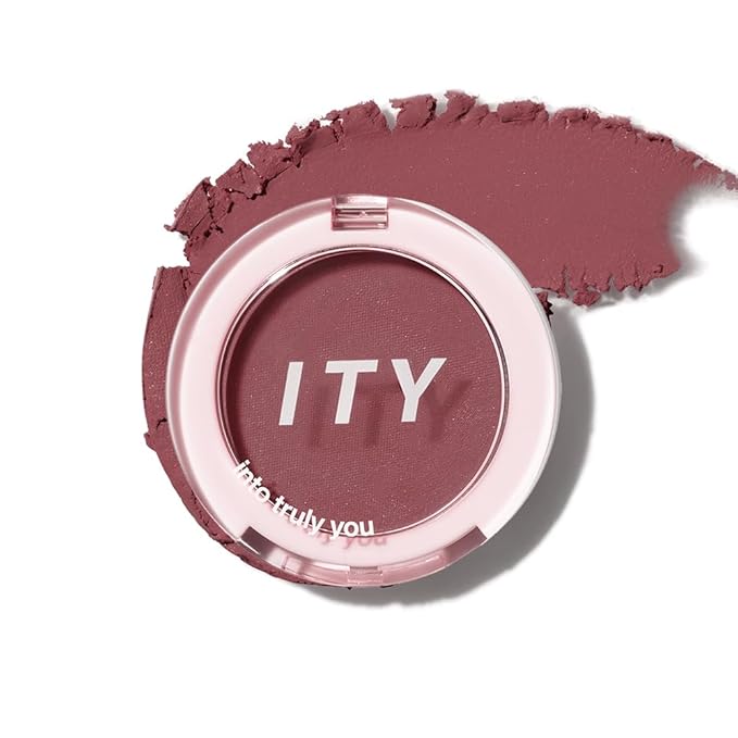 ITY Mood Blush, Blush for Cheeks Makeup,Moisturizing Creamy Blush Dual Funtions, Highly Spreadable, 0.18 oz (5.2g) in Turned On