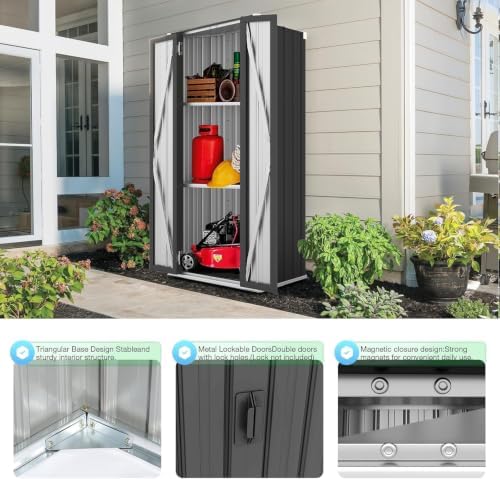 AECOJOY Outdoor Storage Cabinet Waterproof - Image 4