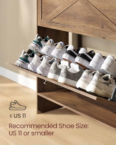 VASAGLE Narrow Shoe Storage Cabinet Organizer - Image 5