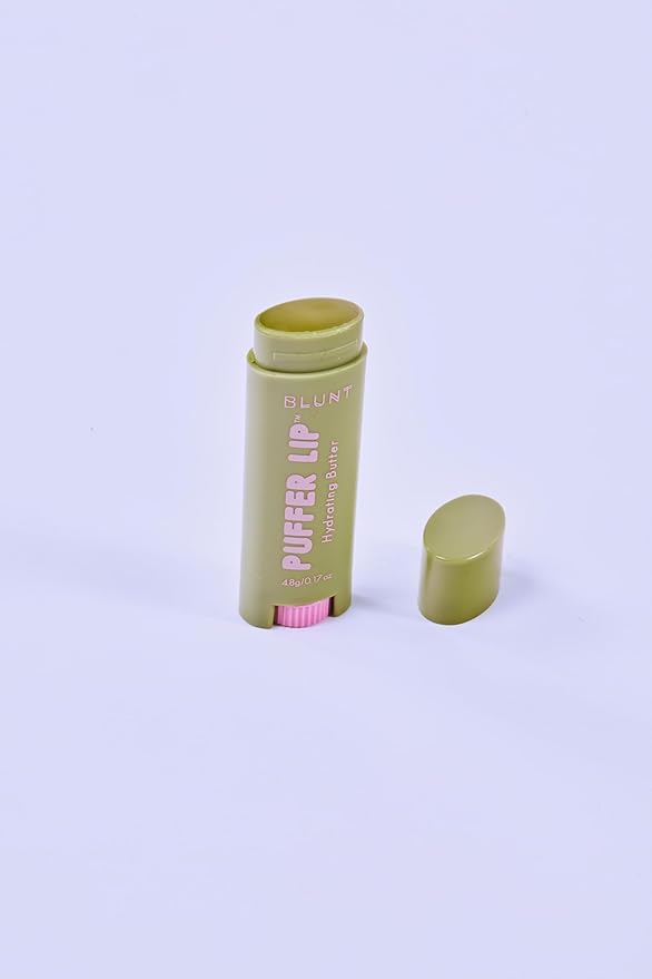Puffer Lip Hydrating Butter Balm for Dry and Dehydrated Lips | Plant-Based, Free of Petrolatum, Beeswax, Lanolin