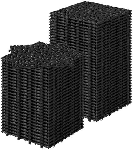 Rovibek 60PCS Plastic Interlocking Deck Tiles by Rovibek