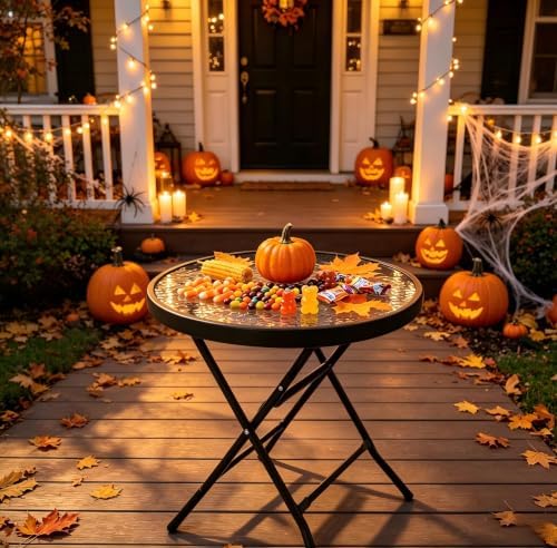 Outdoor Side Table, Small Patio End Table - Image 5