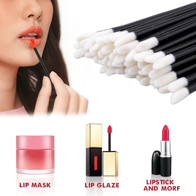 Makeup Palette Lipstick Applicator with Spatula Lip Gloss Brush Makeup Tool Set Suitable for Lipstick, Foundation and Other Cosmetic Color Mixing(Makeup Palette Set)
