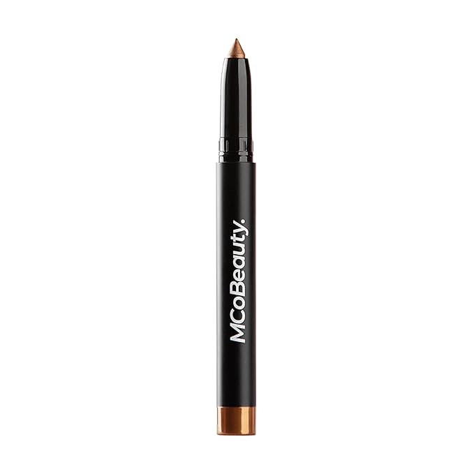 MCoBeauty Eyeshadow Stick, Shimmer, Copper, Highly Pigmented, Built-in Sharpener, Vegan, Cruelty Free Cosmetics