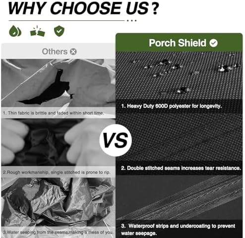 Porch Shield Outdoor Prep Table Cover 48"L x 24"W x 34"H - Image 4