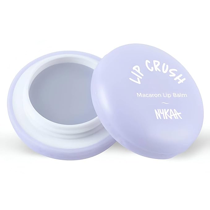 Cosmetics Lip Crush Macaron Lip Balm - Lip Butter with Shea Butter and Sweet Almond Oil - Nourishing and Healthy Lips - 01 Blueberry - 0.28 oz