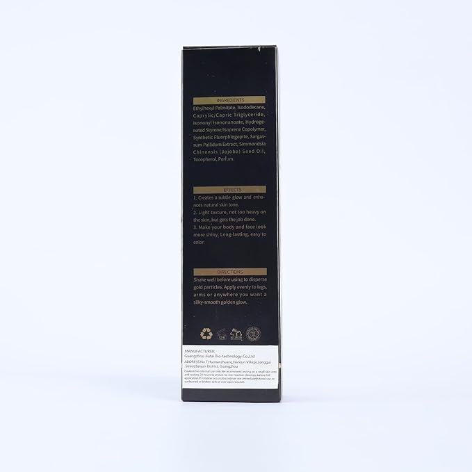 Liyalan Shimmer Body Oil Bronze Gold 5 Color Bronze 3.38 Fl Oz Face Glow Pearl Highlighter Illuminator body Makeup Shine Glitter Gold Liquid Taning