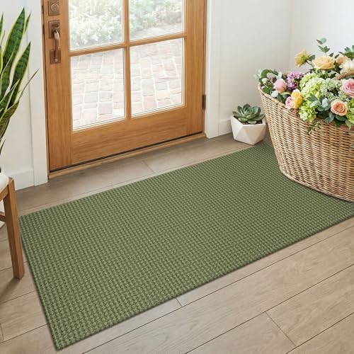 KOZYFLY 2x4 Entry Runner Rug, Small Washable Runners by KOZYFLY