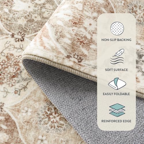Lahome Moroccan Entryway Rug, 2x3 Kitchen Rugs Non Slip Washable - Image 7