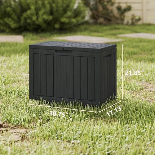 LAUSAINT HOME 45 Gallon Resin Deck Box, Package Delivery Box - Image 2