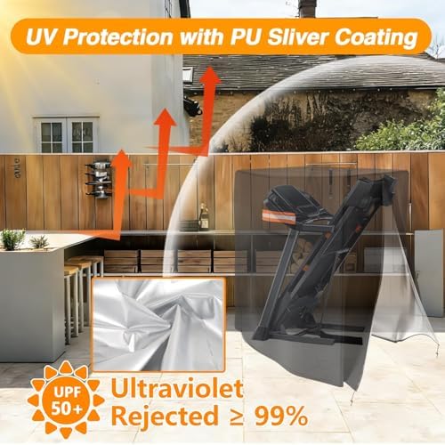 EVRBUL Treadmill Cover Heavy Duty Waterproof Dustproof Running Machine Cover - Image 4