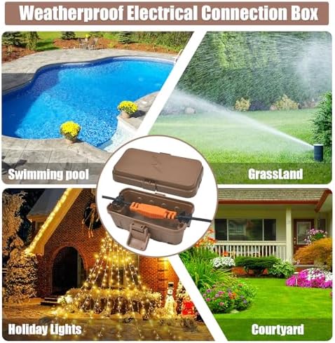 Hrensaw Small Weatherproof Electrical Connection Box, Outdoor Electrical Box - Image 6