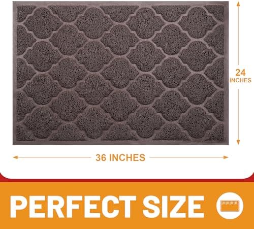 Cosyearn Door Mat, Indoor Outdoor Front Entryway Doormat - Image 2